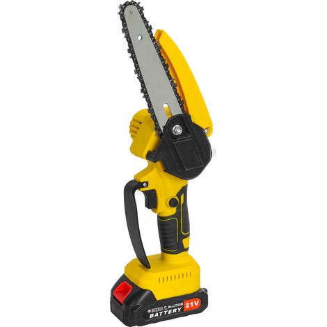 Tronçonneuse Électrique Sans Fil - FIANAO - Perche Télescopique - Moteur Brushless - 2 Batteries 21V - Chaînes Affûtées - Coupe des (1/5)