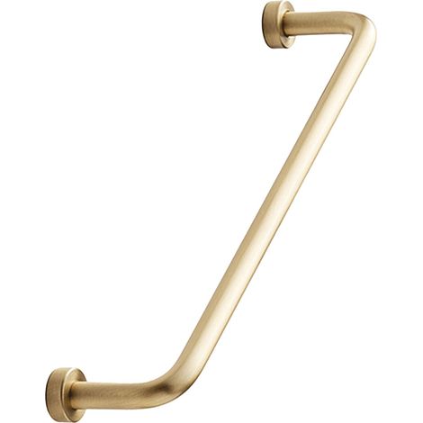 Griff Lounge ø 7mm, LA 160mm, Möbelgriff Breite 174mm, Messing gebürstet
