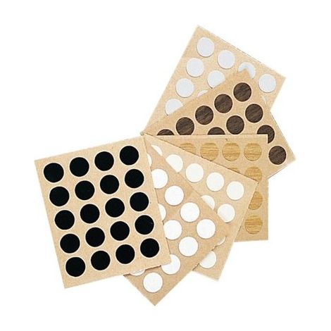 Cache vis adhésif blanc pour bois – Lot de 108 plaques – Finition soignée pour projets de bricolage – Sema (1/2)