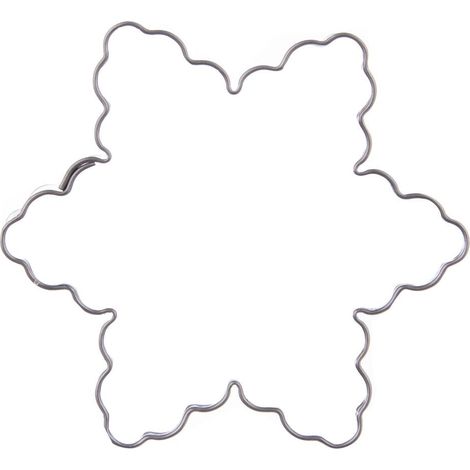 Tagliabiscotti Orion wavy star acciaio inox 6 cm lavabile (1/3)