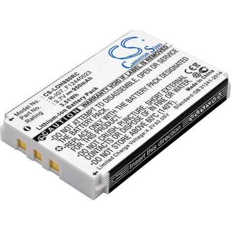 Batteria per batteria sostitutiva Logitech RIG7