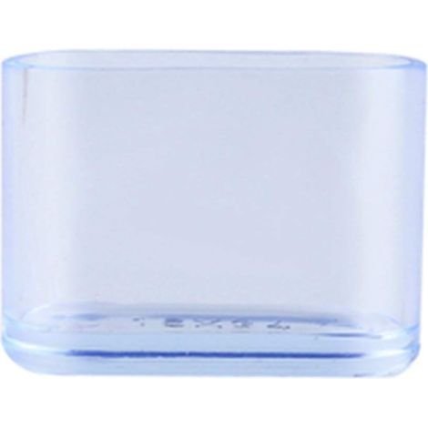 Protections pour pieds de chaise, embouts ovales transparents en caout (1/5)