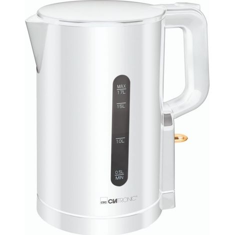 Bouilloire 1,7L 2200W Blanc Clatronic WK3835-Blanc (1/3)