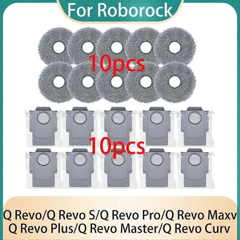 20 Staubbeutel für Roborock Q Revo S/Q Revo Pro/Q Revo Maxv/Q Revo Master/Q Revo Plus/Q Revo