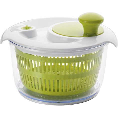 Ibili 783120 centrifuga per insalata in plastica bianco/verde 20 cm
