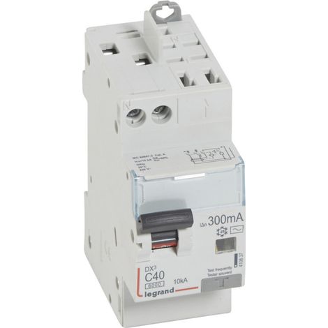 Disjoncteur Différentiel DX3 1P+N Courbe C 40A 300mA 6kA - LEG410837