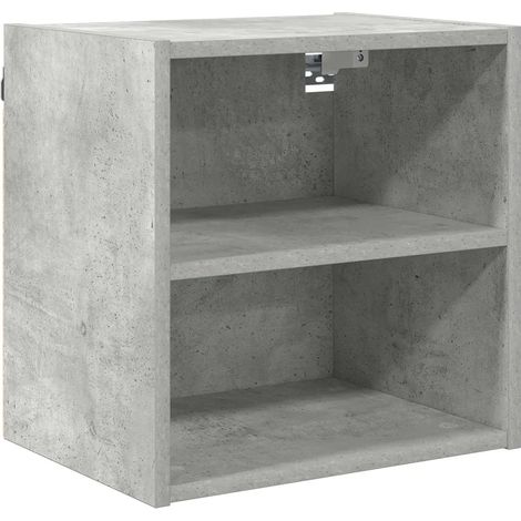 Armadio sospeso rettangolare moderno spazio di archiviazione 40 x 29,5 x 40 cm legno ingegnerizzato grigio cemento 020053460