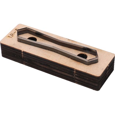 Emporte-pièce métal cuir pour découpe et gravure DIY en acier allié bois bouleau LR 6 (1/5)