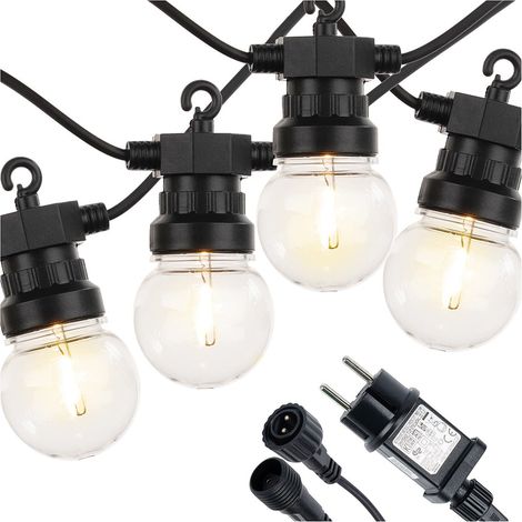 Ghirlanda da giardino a led 95 m 20 pz