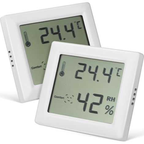 Stück Hygrometer und Thermometer für Innenräume Digitales