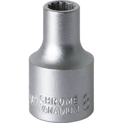 MJW Steckschlüsseleinsatz 1/2" 12-kant 8 mm