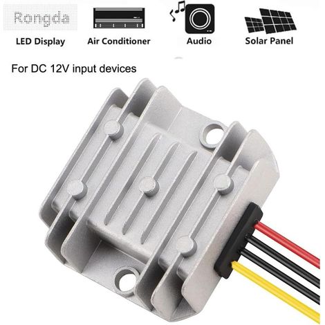 1 pièce étanche DC 12V 3A stabilisateur de Tension/Protecteur de surtension/régulateur d'alimentation,DC 8V-40V à 12V 36W Automatique convertisseur Buck Boost (1/2)