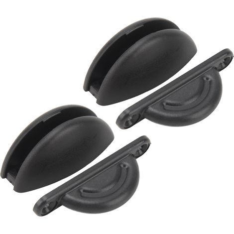 Türstopper-Set für Wohnmobile, bogenförmiger Türstopper aus Nylon, schwarz (1/5)