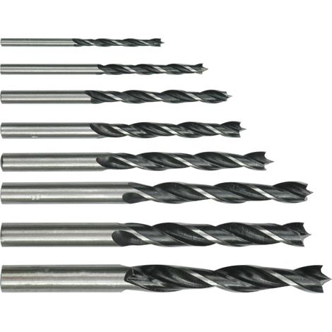 Vorel Holzbohrer-Set. 8-teilig. 3–10 mm