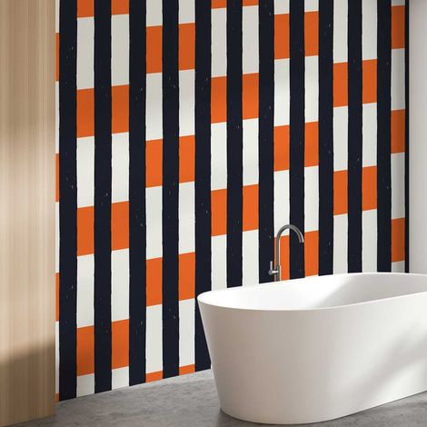 Papier peint papier perspective orange papier peint (1/5)