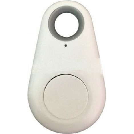 GPS Tracker - STRAßE TECH - Version Blanc - Anti-Perte - Bluetooth - Pour Chiens et Chats