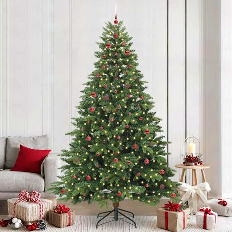 vidaXL Árbol de Navidad artificial con 300 LED Verde 240 cm PE y PVC (1/5)