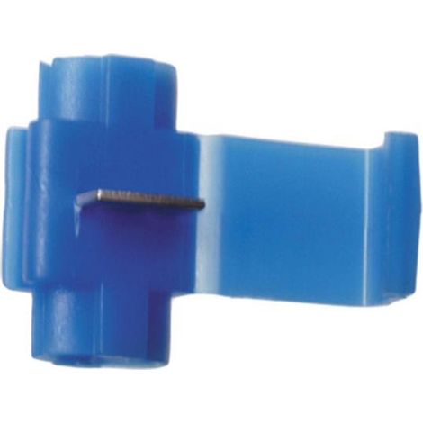 100 Raccords rapides auto denudants 0.75-2.5mm2 bleus