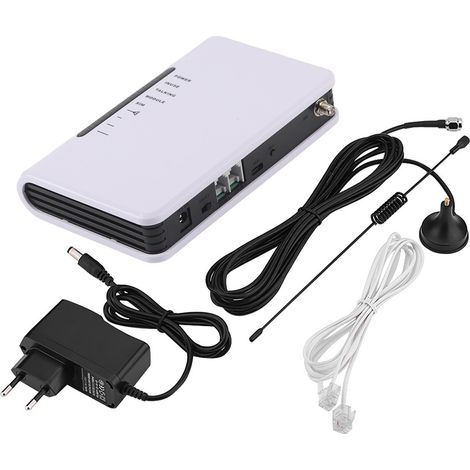 Umrüstbare GSM-Telefonbox (drahtlos auf kabelgebunden), 24/7-Betrieb, kompatibel mit Alarm- und Rekorderfunktionen, 100–240 V (EU) (1/5)
