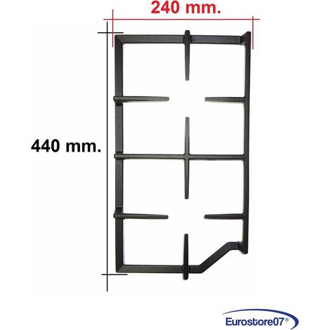 Griglia  ghisa brunita  cucina  aeg - zanussi   440 X 240 mm 140064492014 (1/4)