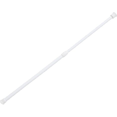 Barre de tension à ressort pour rideaux, barres de tension réglables en acier à ressort pour placards (1/5)