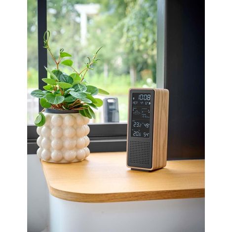 Thomson Altoparlante Bluetooth E Stazione Meteo Nero