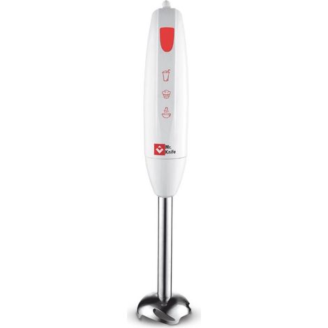 Mixeur plongeant Kiwi KHB - 4412 / 200w Mode Turbo / Lame en Acier Inoxydable