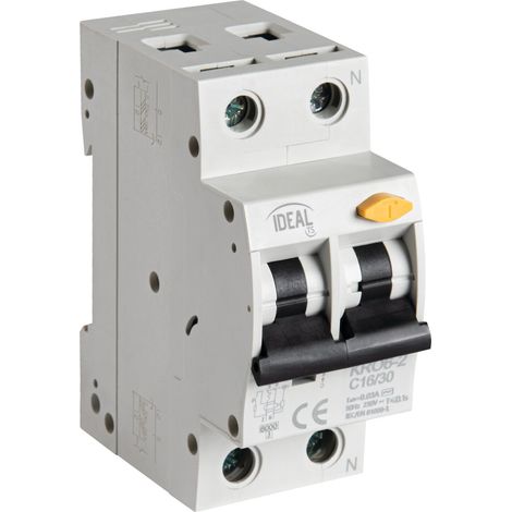 Disjoncteur différentiel 2P C 16A 0,03A type AC KRO6-2/C16/30 23217 (1/2)