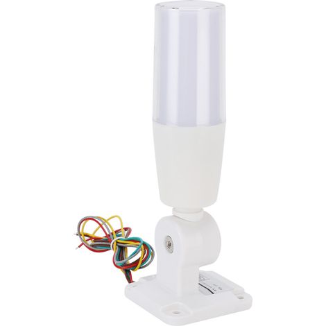 Warnleuchte mit 3 Farben, 180° drehbarem Lampenkopf, faltbarer, flexibler LED-Signalleuchte mit Summer für Notfälle (1/5)