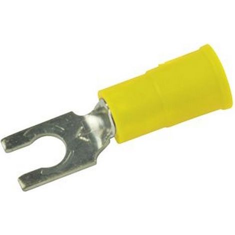 Thomas & Betts STA-KON VB-6YF - Bolsa de 100 Terminales Amarillos Ø6mm