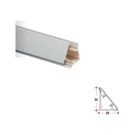 1 PZ - ALZATINA TRIANGOLARE MILLERIGHE IN ALLUMINIO DA 3000MM (1/3)