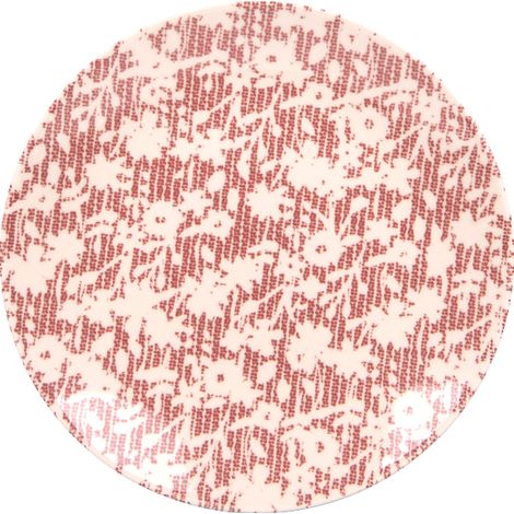 Table Passion - Assiette à dessert Léa rouge 21 cm (lot de 6)