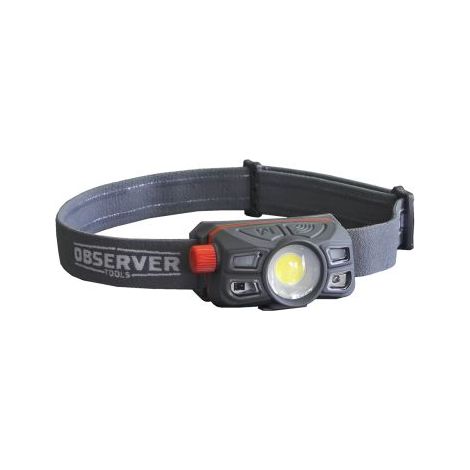 Lampe frontale pour casque de chantier LED rechargeable Observer Tools, 450 lm, Li-Ion ( Prix pour 1 ) (1/8)