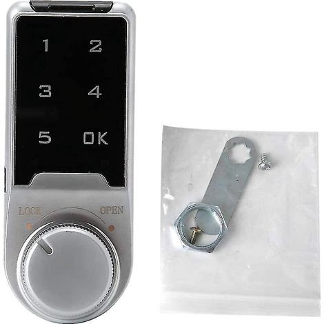 Serrure électronique pour armoire, serrure à code électronique avec écran tactile, adaptée aux armoires de classement de bureau. (1/5)
