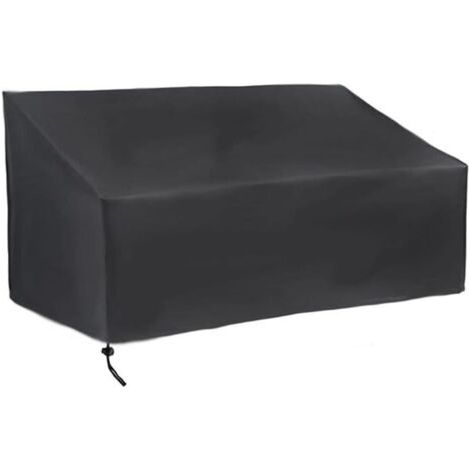 Telo di copertura per panchina da giardino a 2/3/4 posti, impermeabile, antivento, resistente ai raggi UV, molto resistente, per panchina da giardino, patio, divanetto (134 x 66 x 89 cm)