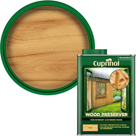 CUPRINOL WOOD PRESERVER CLEAR 1L (1/3)