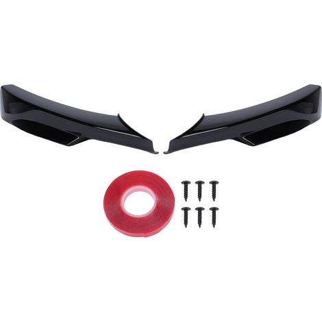 Kit de protection de diffuseur de becquet de séparateur de lèvre de pare-chocs avant de remplacement pour série 3 E90 E91 LCI M Sport 2009-2012 noir brillant (1/5)