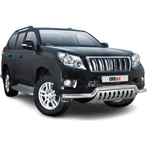 Pare-Buffle Avant Pour Toyota Land Cruiser 150 2010-2013 en inox avec plaque d’essieu (1/5)