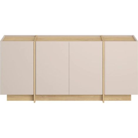 Buffet 4 porte decorazione cachemire e rovere zaffiro L180 cm - ONYX (1/5)