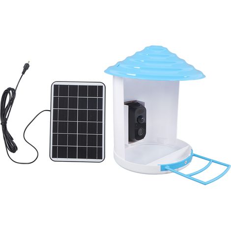 Intelligenter Vogelfutterspender mit Solarbetrieb, kabelloser WLAN-Funktion, Zwei-Wege-Sprachkommunikation, geringem Stromverbrauch und 2-MP-Außenkamera (1/5)