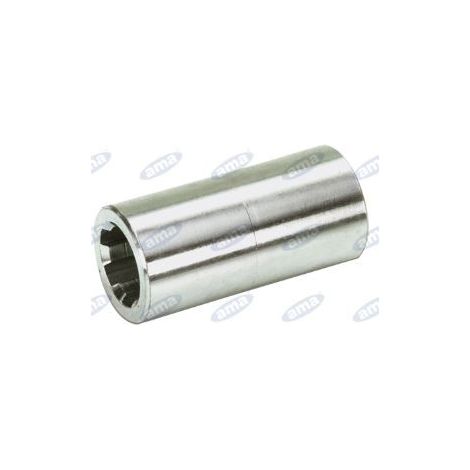 Casquillo estriado diámetro 48mm longitud 150mm para tractores agrícolas 27316