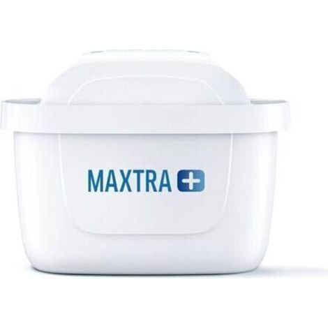 BRITA MAXTRA + Pack 6 cartouches filtrantes à eau, compatibles avec les carafes filtrantes BRITA qui réduisent le calcaire, le chlore et autres substances, Blanc