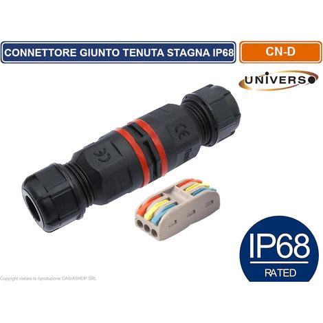 Scatola elettrica di giunzione stagna per esterno connettore cavi terminali impermeabile IP68