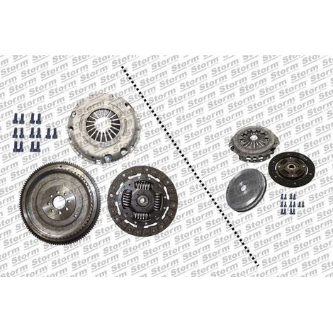 Kit embrayage 3 pièces compatible Fiat 55197680 (1/2)