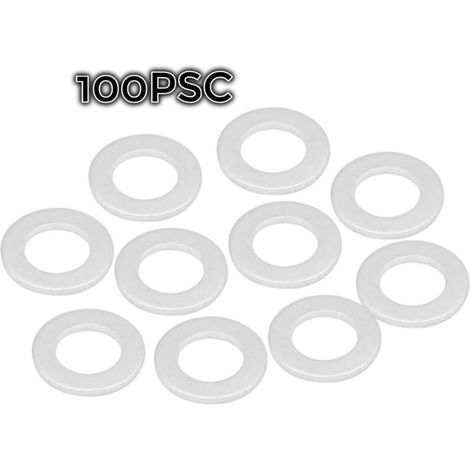 Oil Drain Plug Gasket Gasket 14MM Waterproof Aluminum Gasket For Engine 94109-14000 10 0 Pcs