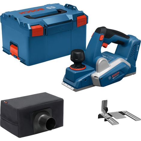 Rabot sans fil Bosch GHO 18V-20, sans batterie ni chargeur, dans un coffret L-BOXX (1/5)
