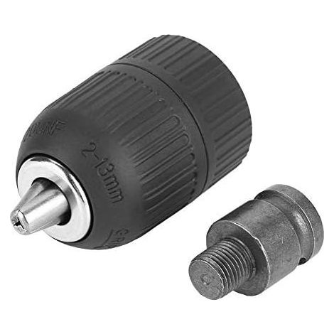 Mandrin de perçage sans clé robuste – Capacité 2–13 mm, fixation 1/2"-20 UNF, compatible avec les clés à chocs, conception assurant une prise ferme pour les couples élevés (1/4)