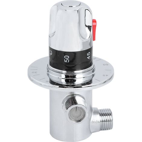 Mitigeur thermostatique en laiton pour chauffe-eau, robinet mélangeur eau chaude/froide, contrôle de température, 1 pièce, usage domestique (1/5)