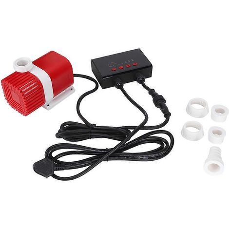 Pompe submersible aquarium AH-4000, filtration à haute pression, circulation silencieuse à fréquence variable, aspiration d'eau pour bassin, débit puissant, faible bruit (1/5)