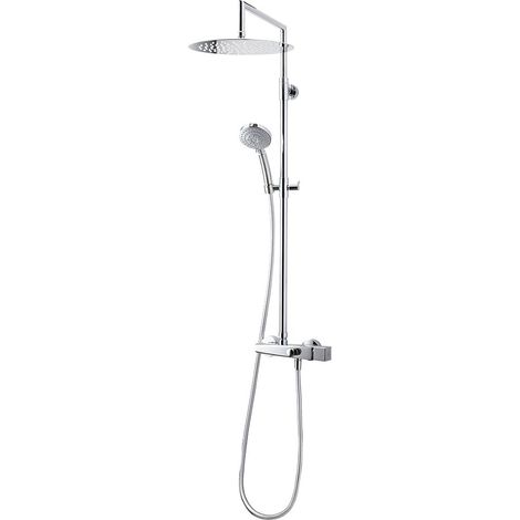 PRESTO 57050500 ALIA Columna Ducha Mezcladora Rociador 300 mm y Flexo PVC Cromo - ref: 57050500 (1/3)